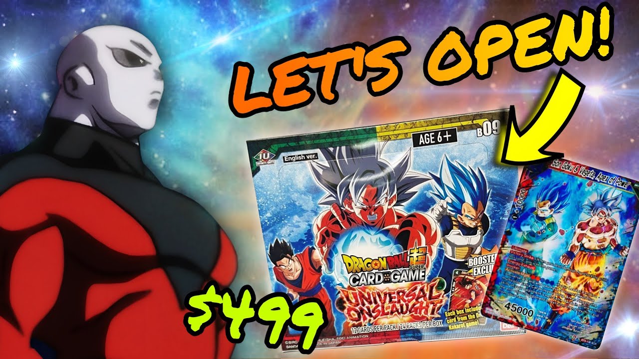1K Subscribers Celebration! Opening a $499 Universal Onslaught Booster Box | Dragon Ball Super TCG