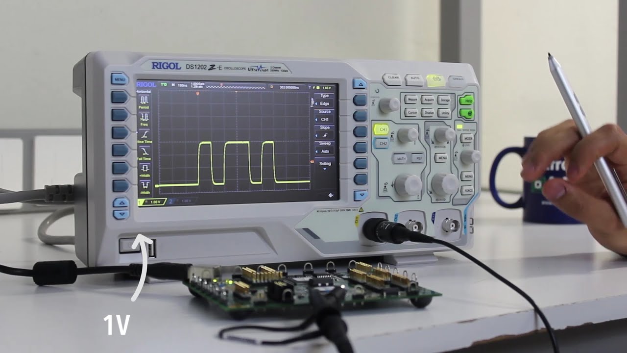 &iquest;Qu&eacute; es el control vertical de un osciloscopio? - DS1202Z-E Rigol
