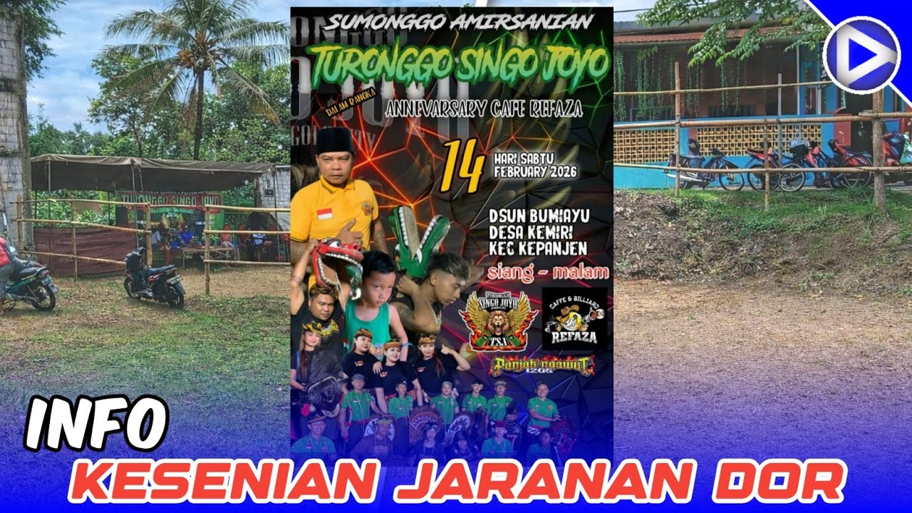 INFO LOKASI JARANAN DOR BANTENGAN KREASI‼️ TURONGGO SINGO JOYO | Bumiayu Kemiri Kepanjen