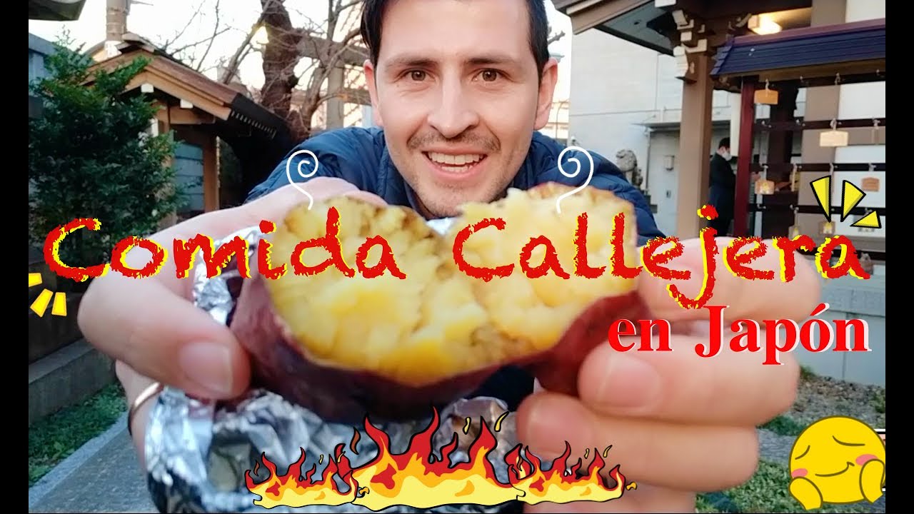 Comida callejera en Japón 🇯🇵  Yakimo 🔥🍠🔥  Sweet potato