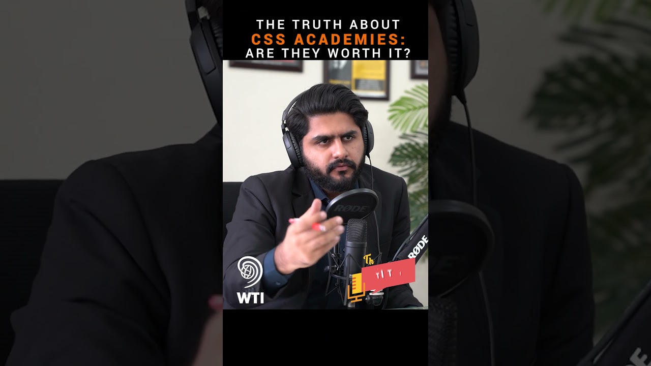 The Truth about CSS Academies: Are They worth it | World Times | Adeel Niaz | WTI