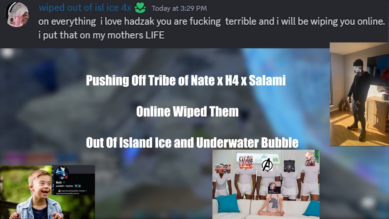 Pushing Off Tribe Of Nate x H4 x Salami | Online Wiped Them Out Of Island Ice  | Astro Ark