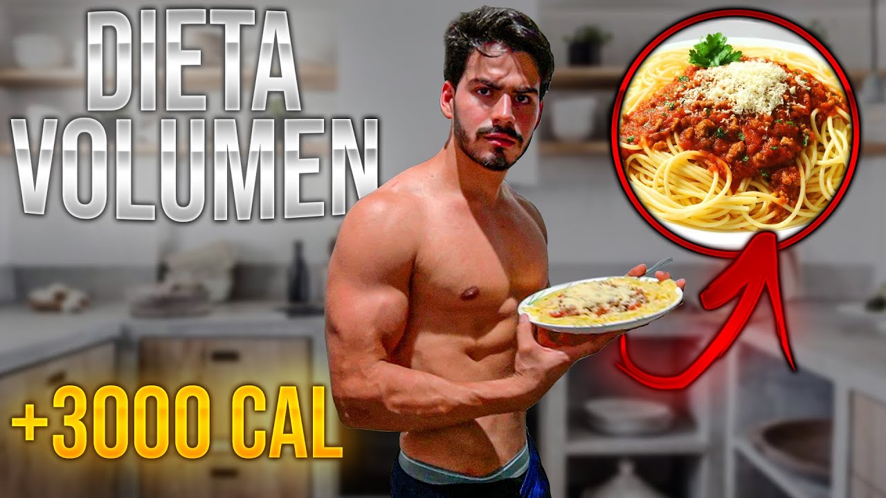 Mi dieta de volumen limpio| Construir masa muscular