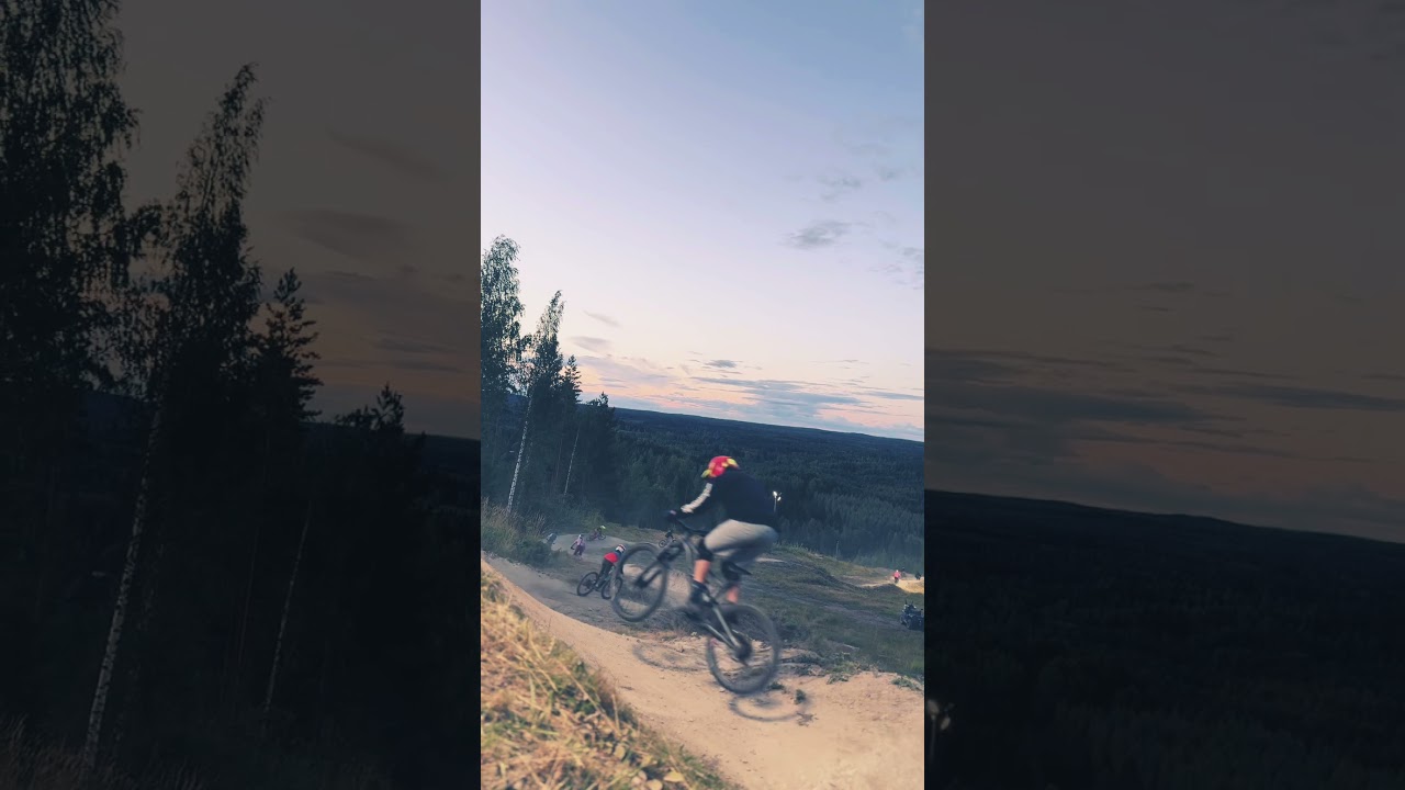 Night bike park laps in Finland! 