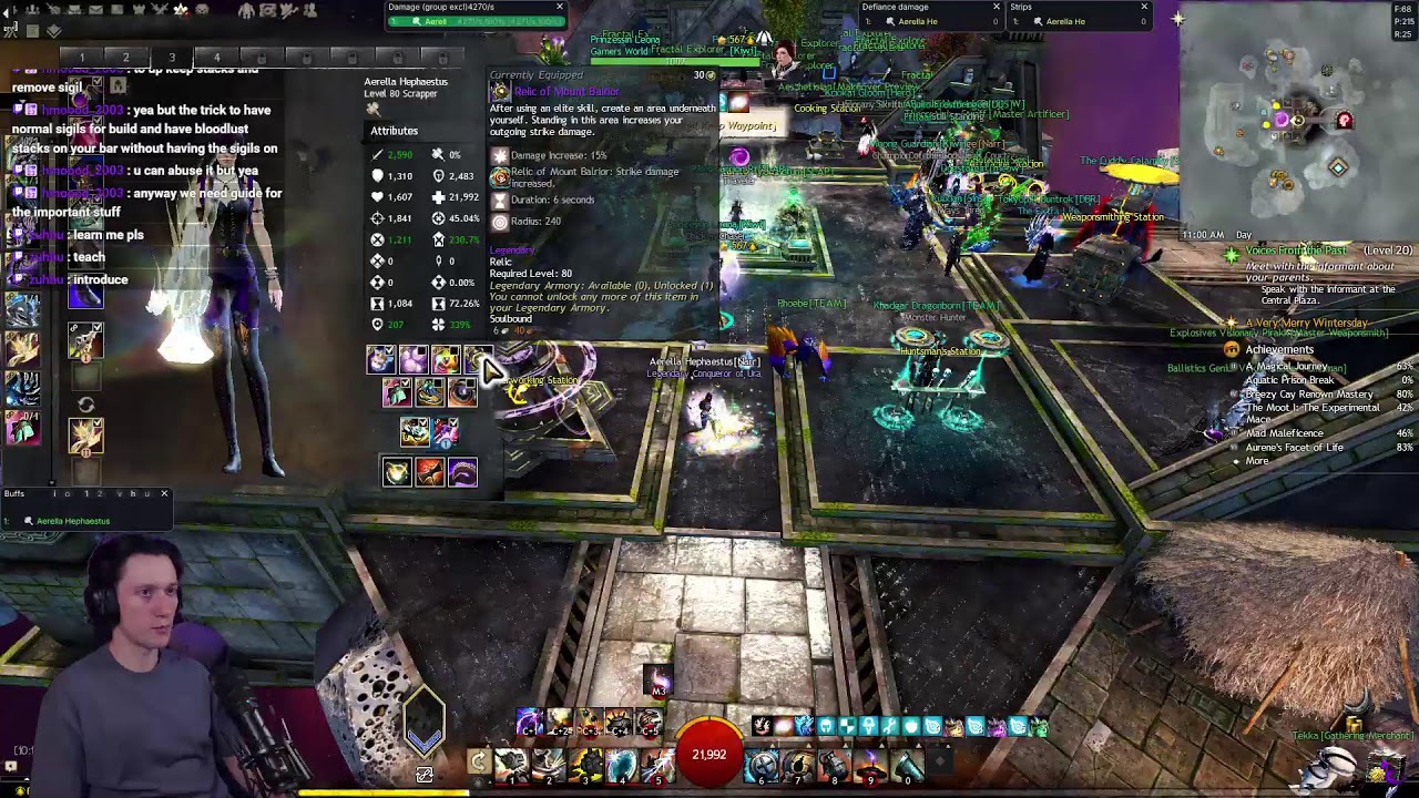 RAID RESET & Fractal CMs ⚔️ Guide: Pre-casting Boons & Relics (Scrapper/Harbinger) Part 2
