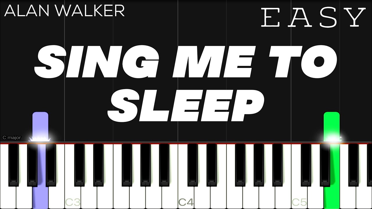 Alan Walker - Sing Me To Sleep | EASY Piano Tutorial