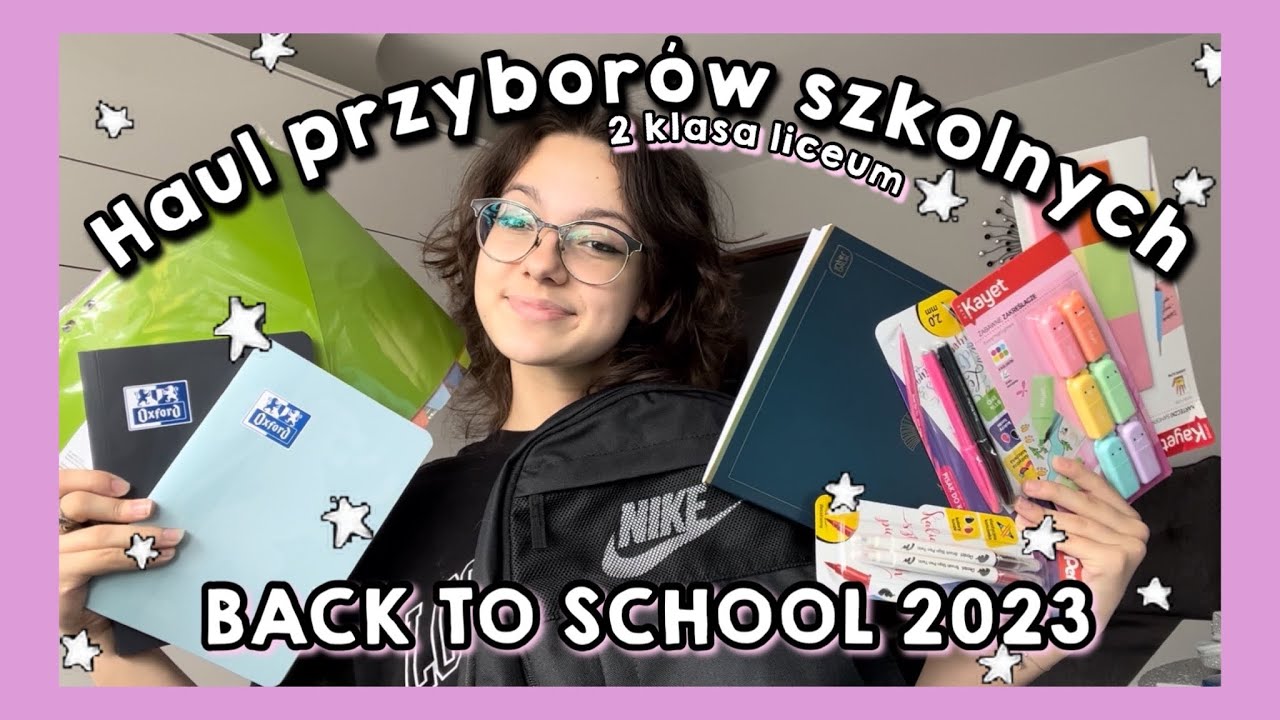 haul PRZYBORÓW SZKOLNYCH do 2 klasy LICEUM | Back to school 2023