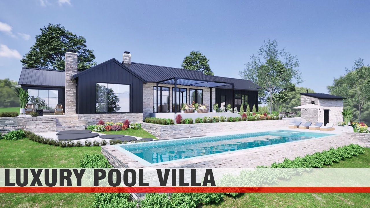 Modern Luxury Villa with Pool – Exterior Design