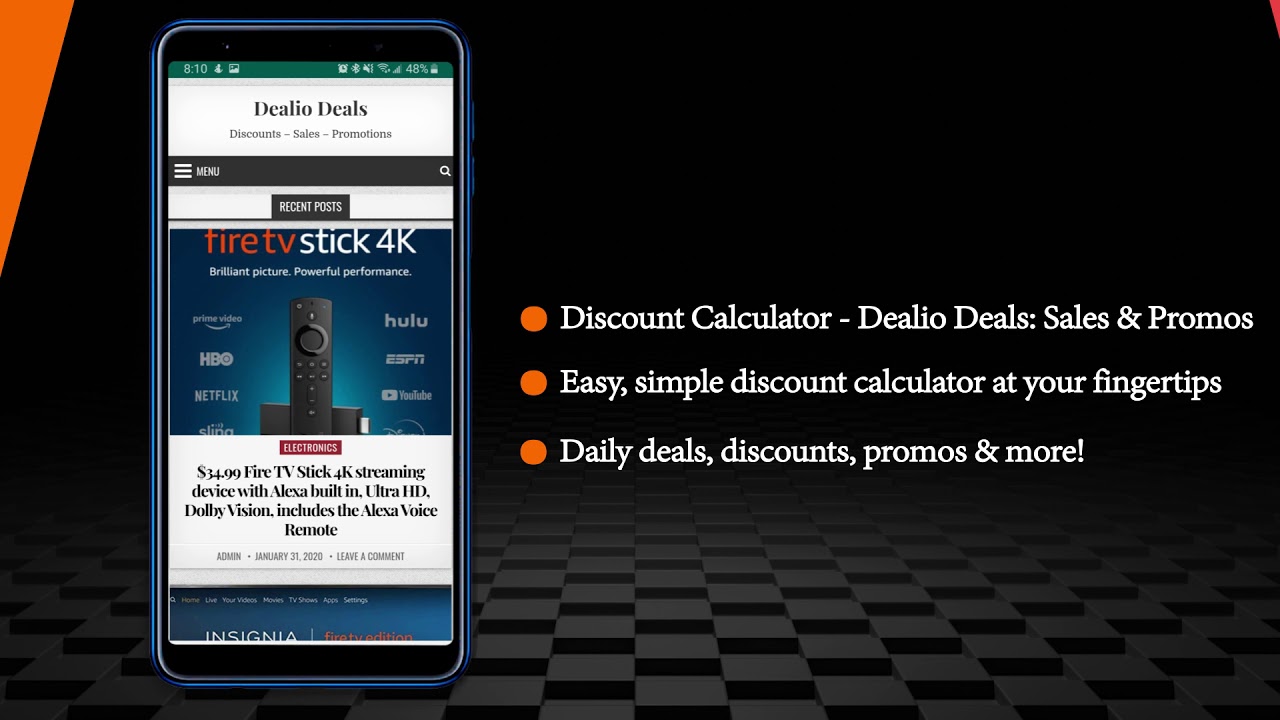 Dealio Deals: Discount Calculator Application