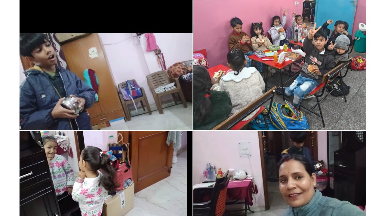 हो गई बच्चो की स्कूल पार्टी 🤩लेकिन किसी ने तारीफ़ नही किया 😔😁