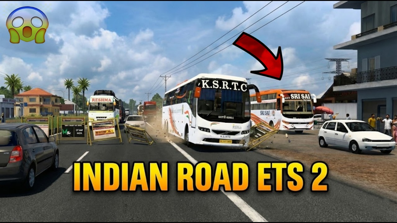CT MAP | Nagercoil → Valliyur | Indian Map ETS 2 | Realistic South India Bus/Truck Journey 🇮🇳