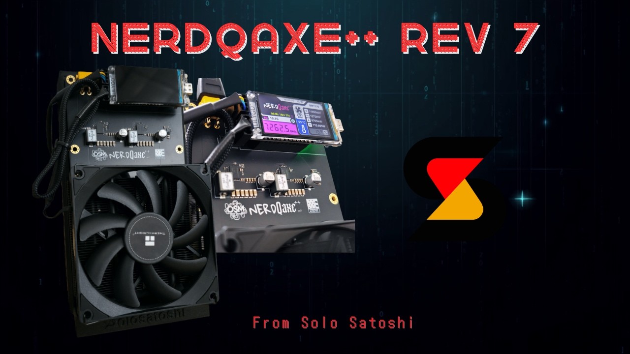 NerdQAxe++ Rev 7 from Solo Satoshi