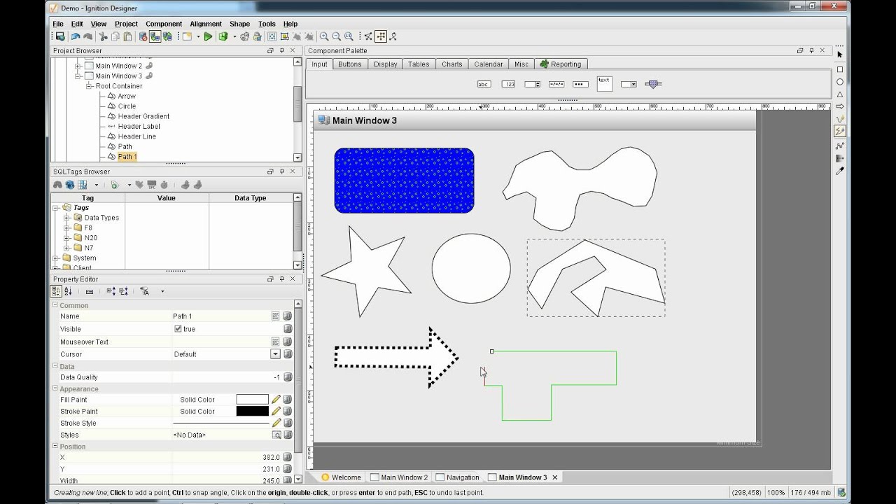 Ignition Designer: Drawing Tools