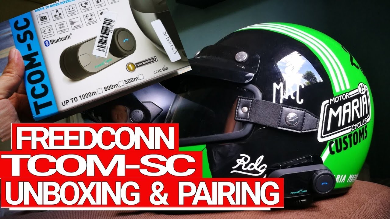 FREEDCONN TCOM-SC | BT pairing with other comms