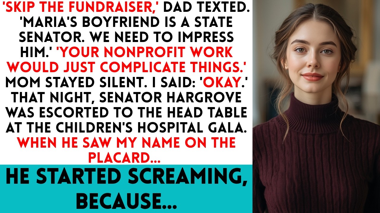 Dad Texted 'Skip The Fundraiser Maria's Boyfriend Is A Senator' Until He Walked Into My Boardroom...