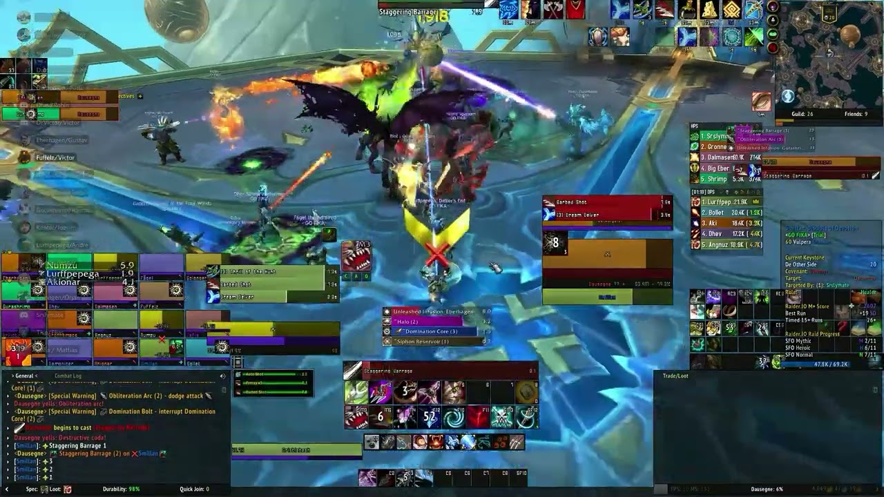 World of Warcraft | First Time Mythic Raiding on Dausegne The Fallen Oracle