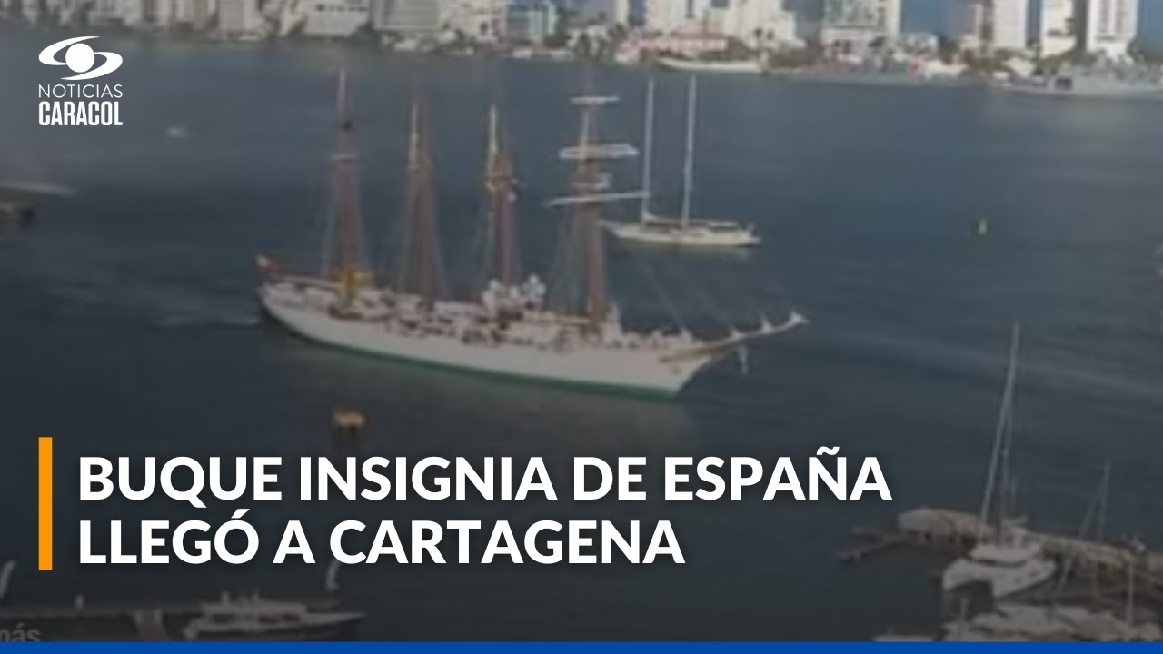 Buque escuela Juan Sebastián de Elcano, de la Armada de España, incluyó a Cartagena en su itinerario