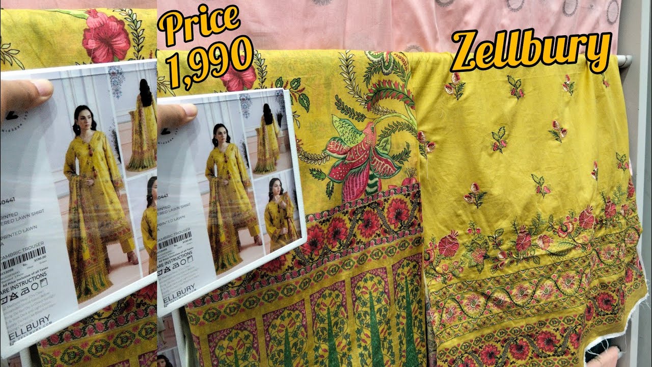 Zellbury summer Unstitched collection 19 June 2026|@Hinainfo300 