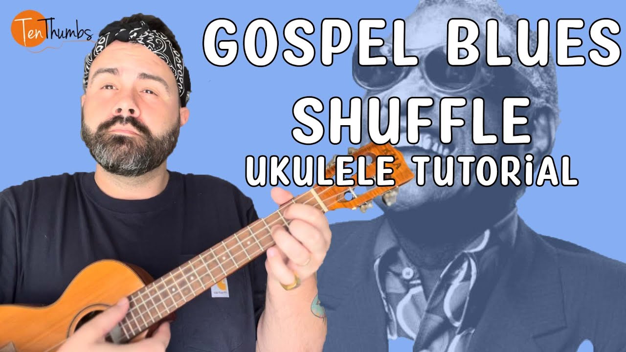 Old School Slow Blues Shuffle on the Ukulele - Tutorial with Tabs