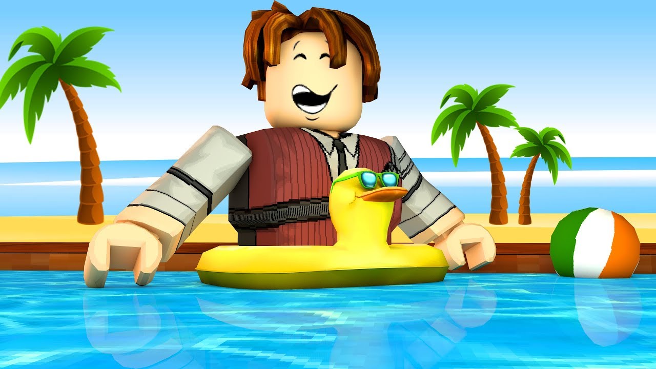 Roblox - CONSTRUINDO PARQUE AQUÁTICO (Theme Park Tycoon)