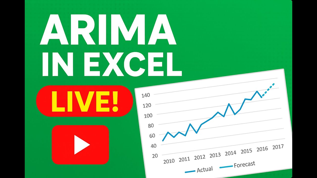 ARIMA forecasting using excel