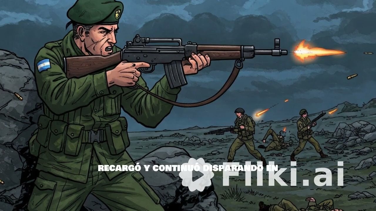 Combate entre Comandos al mando de Rico, conta los comandos sas ingleses