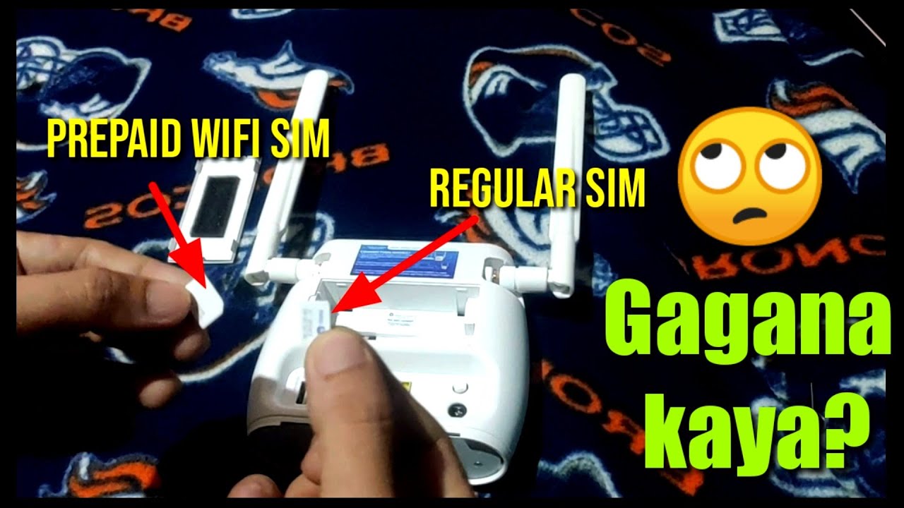 Gagana ba ang Regular Sim Card sa Globe at Home Prepaid wifi?