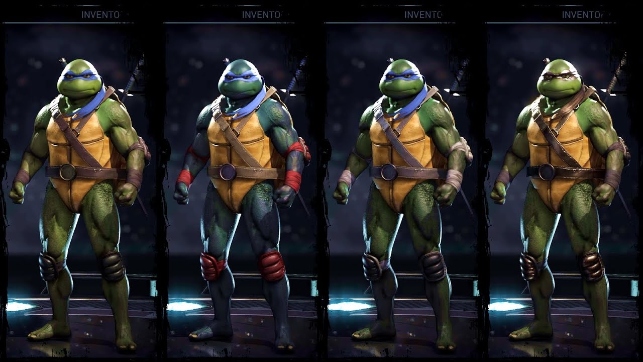 TMNT - Gear and Skin Showcase - Injustice 2
