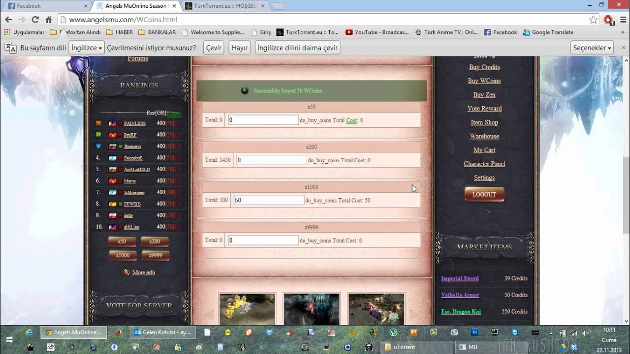 Mu online Expanded B&ouml;l&uuml;m&uuml; A&ccedil;ma