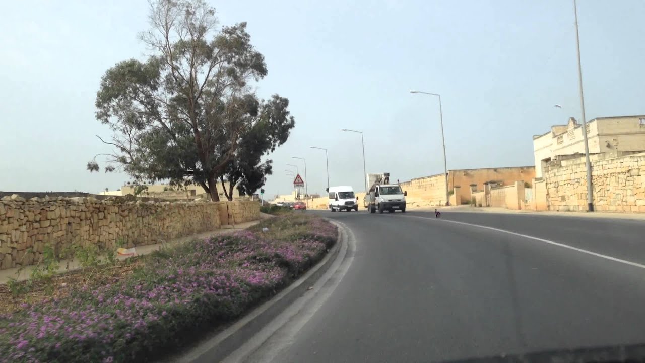 Driving from Marsascala 01/12/2014