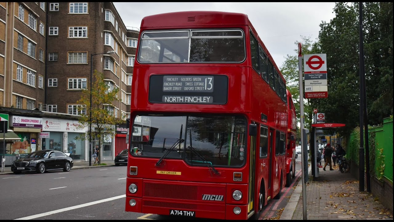 PERSERVED Finchley Running Day 2023 Journey on the Bus 13 M1014 (A714THV) MCW Metrobus