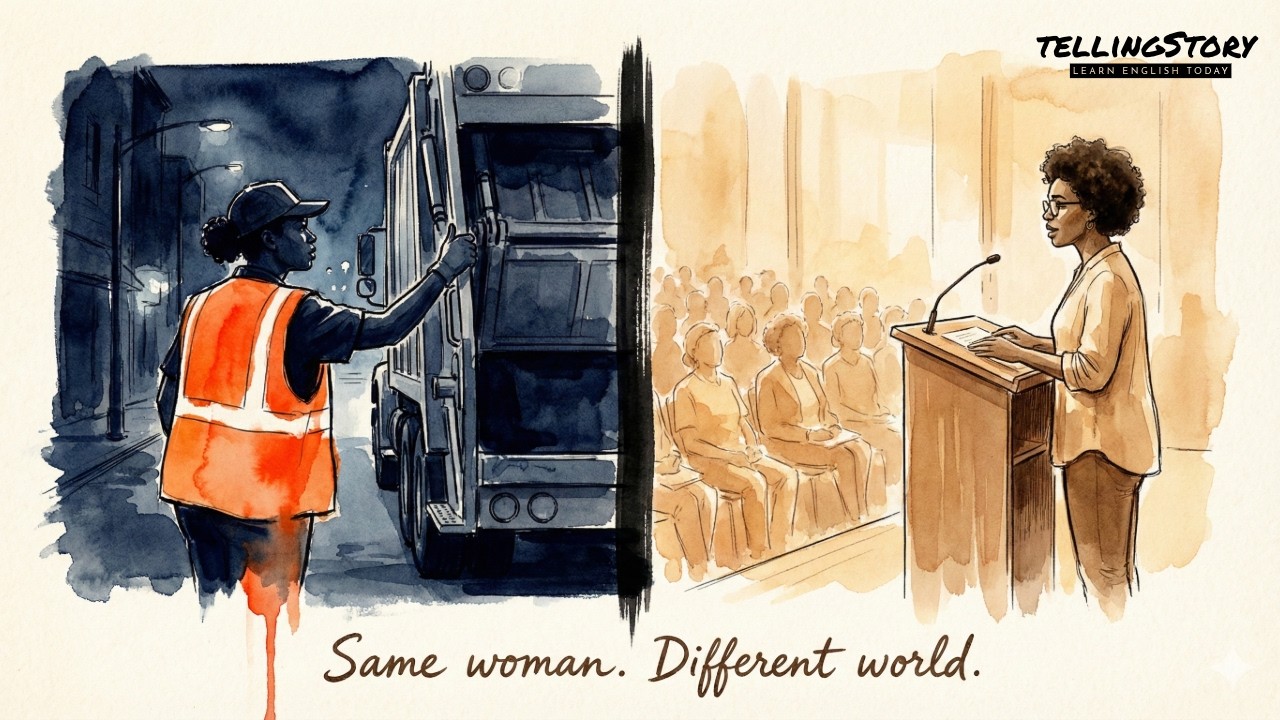Learn English Today | The Garbage Truck Woman Who Shocked the World !