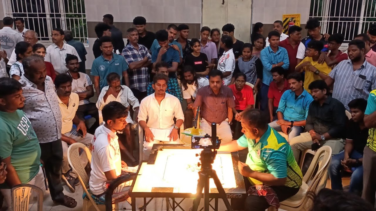 CARROM SINGLES FINALS | ABDUL ASIF (CHN) VS GANESHAN (TPR) TAMILNADU STATE RANKING CARROM TOURNAMENT