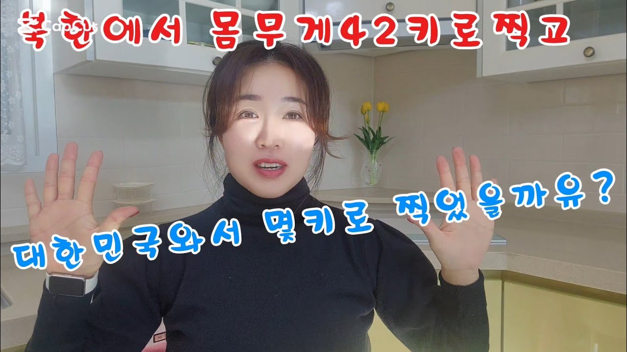 대한민국 와서 행복한 고민입니다 먹을것이 너무많아서 살쪄서 고민입네다 리얼입네다