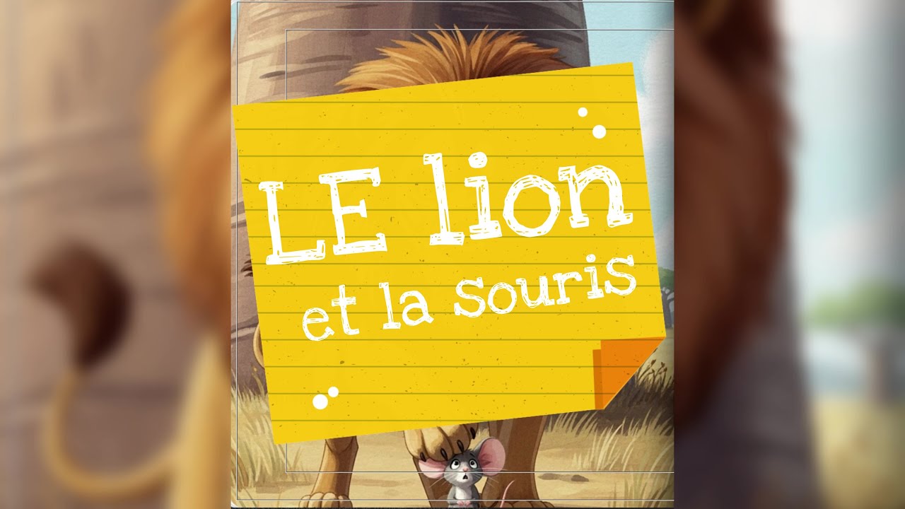 Le lion et la petite souris - Histoires courtes pour enfants avant de s'endormir