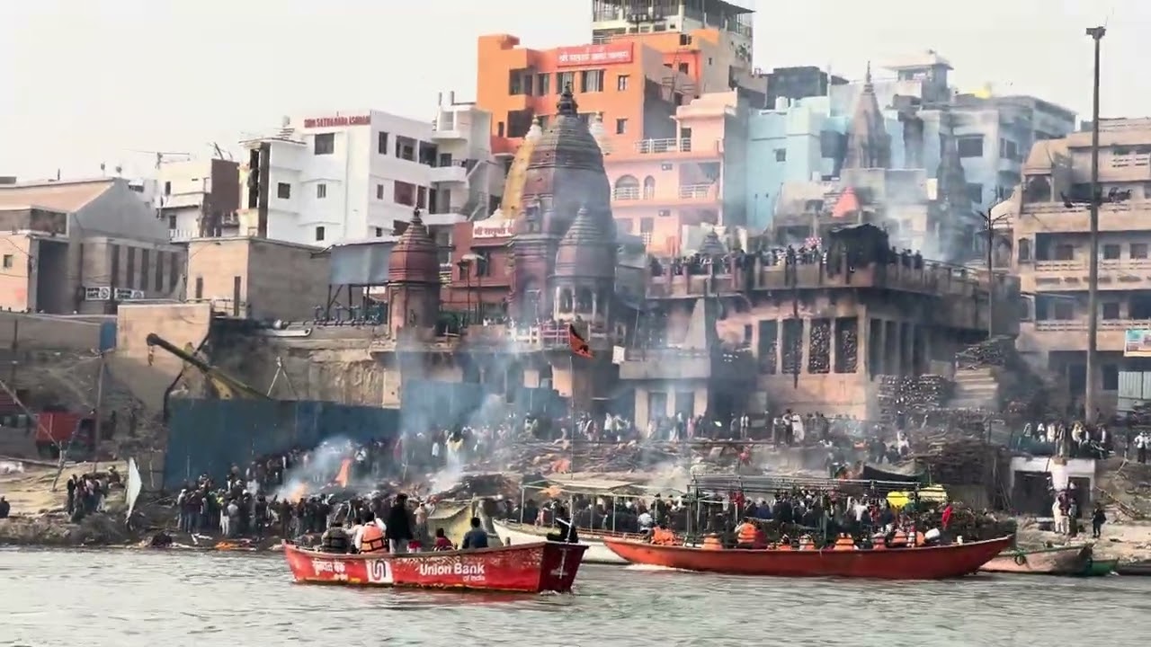 Varanasi Evening Boat Ride ll 84 Ghats Of Varanasi ll Different Angle ll 