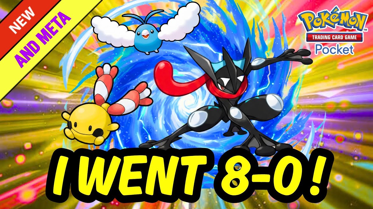 8-0 NEW META! MEGA ALTARIA GRENINJA DECK DOMINATES CRIMSON BLAZE! Pokémon TCG Pocket 🚫No Commentary 