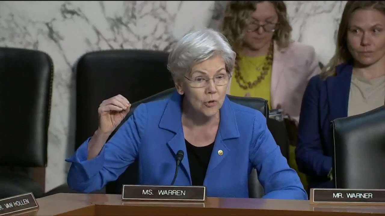 Senator Warren Grills Fed Chair Powell on Bank Regulations