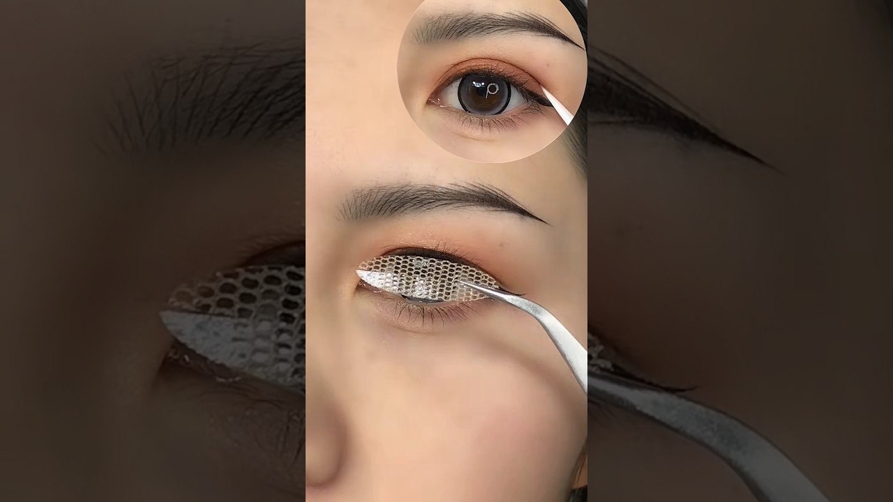 Invisible lace double eyelid tape, natural and invisible #fairymust #beauty