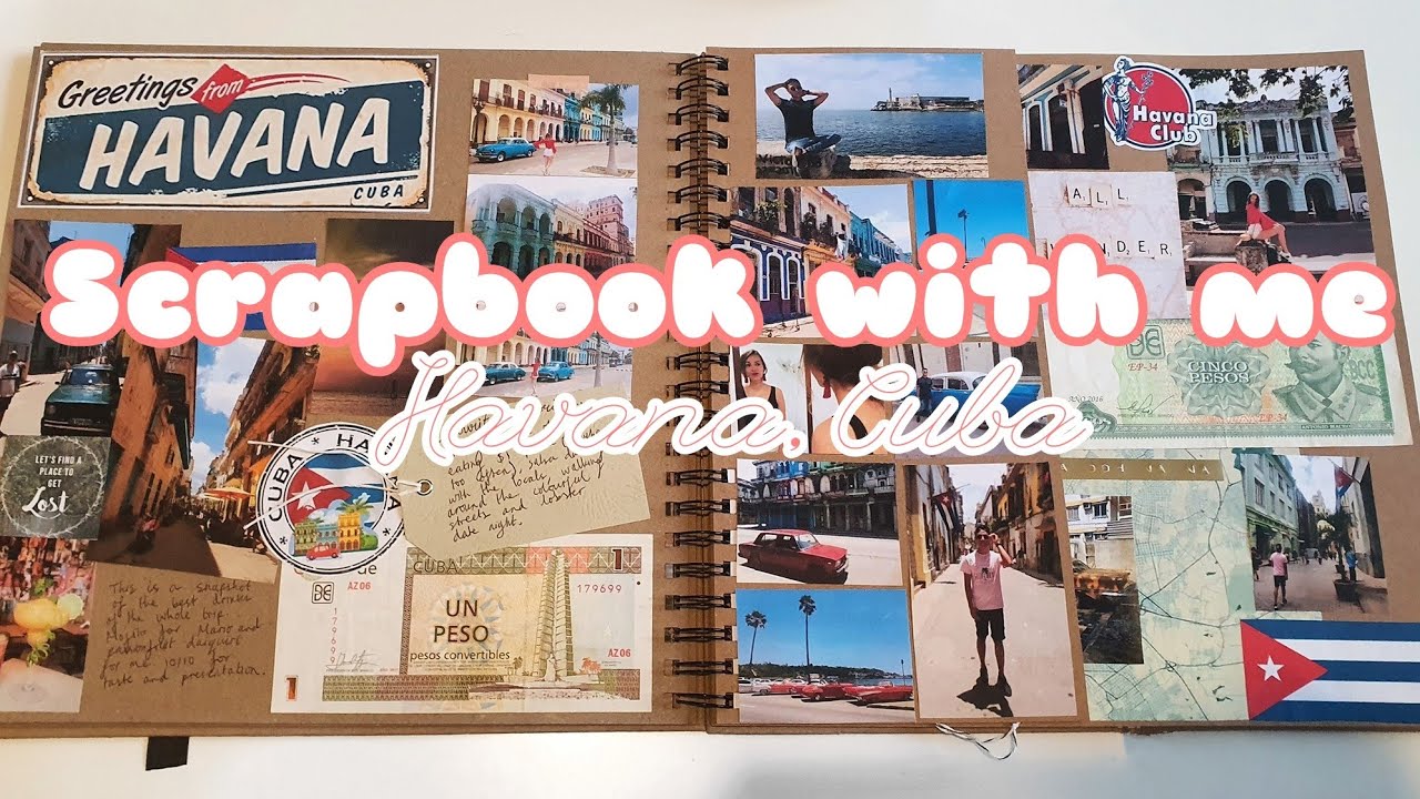 Journal with me | Havana Cuba Scrapbook