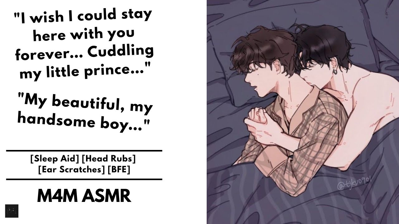 M4M • Boyfriend Finds You Asleep In Bed [Sleep Aid] [Head Rubs] [Ear Scratches] [BFE]