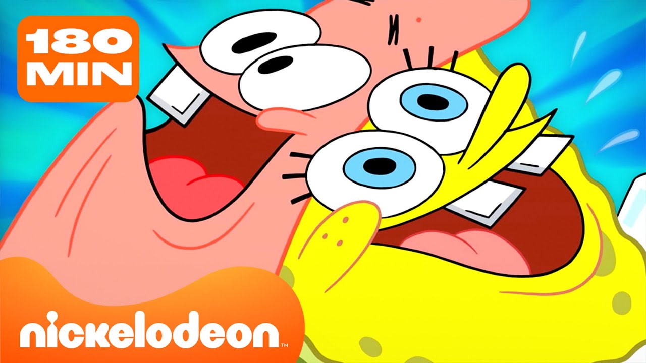 Bob l'éponge | 3 HEURES de Bob l'Éponge 🧽 | Nickelodeon France