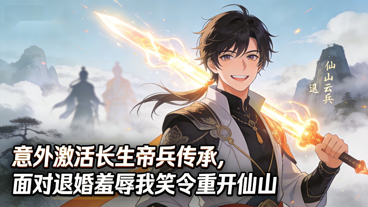 意外激活长生帝兵传承，面对退婚羞辱我笑令重开仙山。帝兵出鞘，退婚者皆需付出代价。#小說推薦 #逆襲 #重生 #玄幻 #修仙 #種田 #年代小說 #都市 #漫畫 #劇情 #動漫