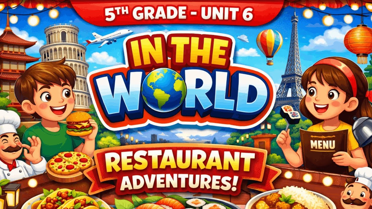 İNGİLİZCE 5. SINIF 6. ÜNİTE IN THE WORLD I YENİ MÜFREDAT KONU ANLATIM