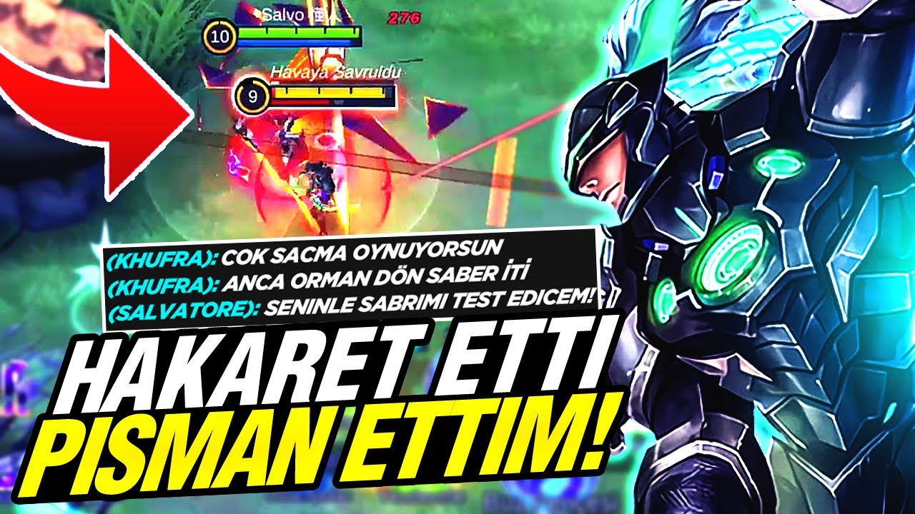 HAKARETLER EDİP TOXİCLİK YAPTI!! TAŞIYIP PİŞMAN ETTİM!! TEK ATAN SABER!! | SALVATORE MLBB
