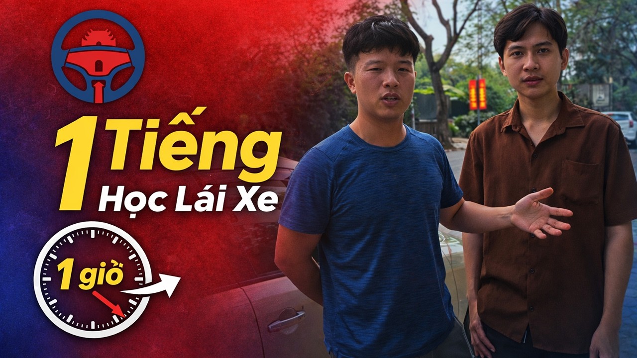 1 Tiếng Học Lái Xe Từ Không Biết Lái Đến Tự Lái Được Xe Ô Tô P1 - daotaolaixehanoi.vn