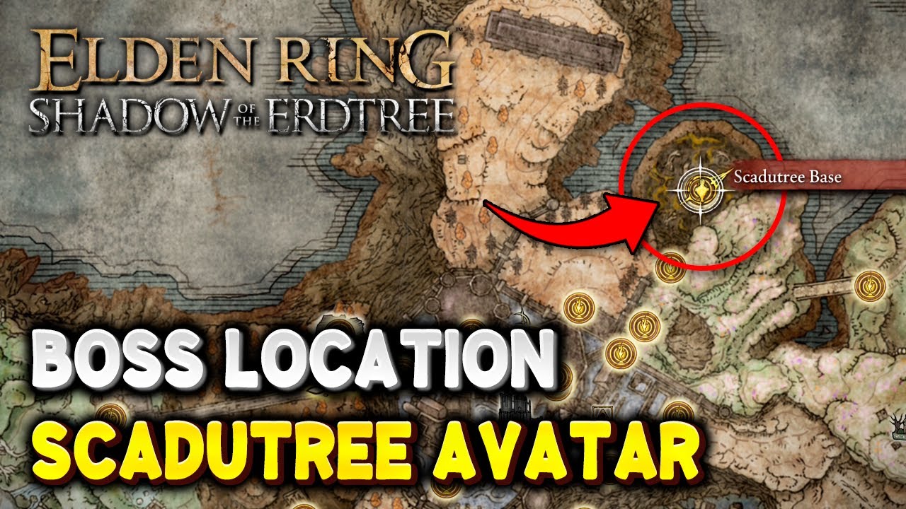 Elden Ring SCADUTREE AVATAR Boss Location (How to reach Scadutree Base) | Shadow of the Erdtree DLC