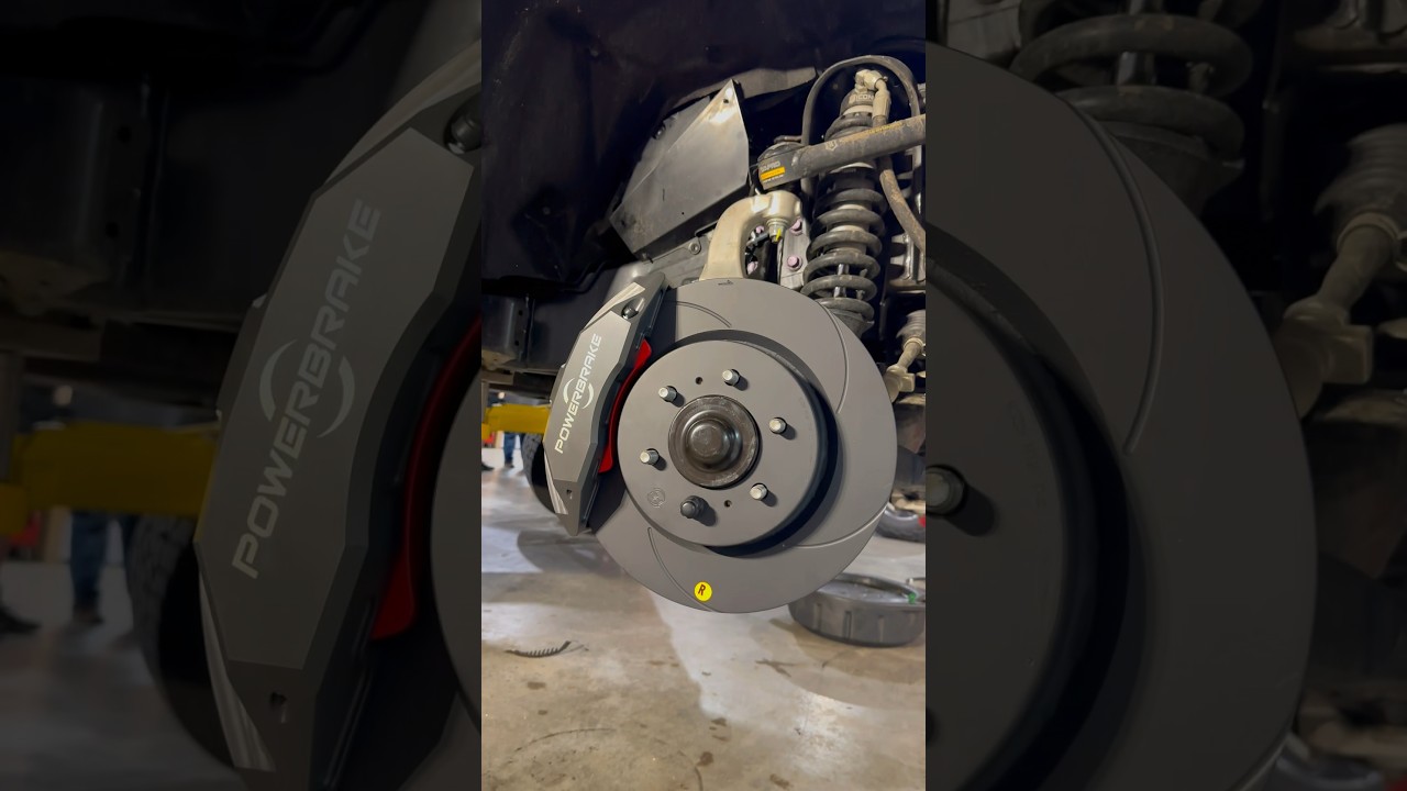 How to install a Powerbrake big brake kit in 10 seconds