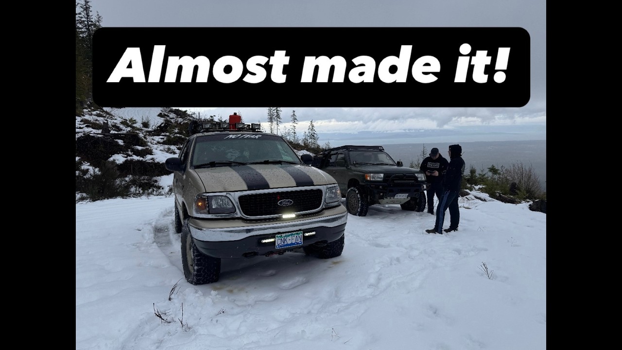 Snow.. NO! | Wildcard meets 4Runner | Vancouver Island