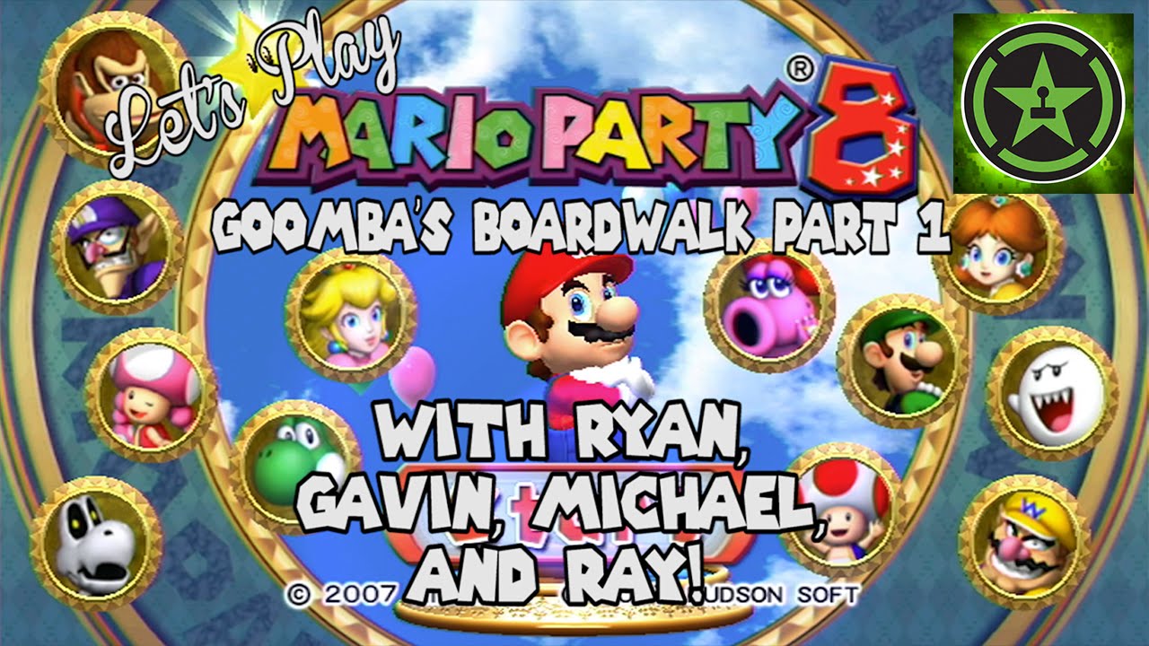 Let's Play - Mario Party 8 Goomba's Boardwalk Part 1
